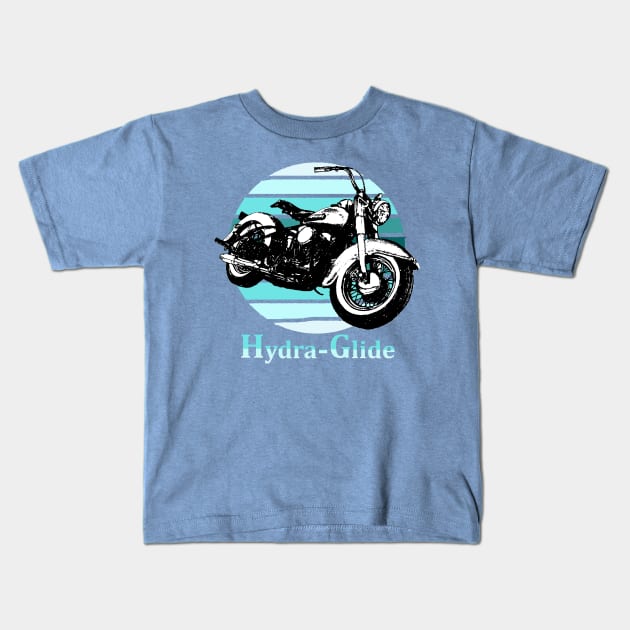 Aqua Glide Kids T-Shirt by motomessage